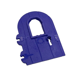 Door 1 x 4 x 6 Round Top with Window and Keyhole, Nonreinforced Edge, Part# 40241 Part LEGO® Violet