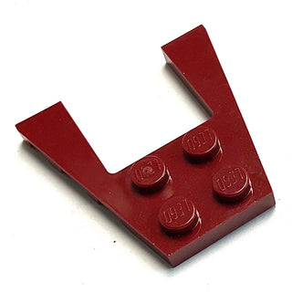 Wedge, Plate 4 x 4, Part# 43719 Part LEGO® Dark Red