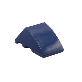 Wedge 4 x 3 Triple Curved No Studs, Part# 64225 Part LEGO® Dark Blue