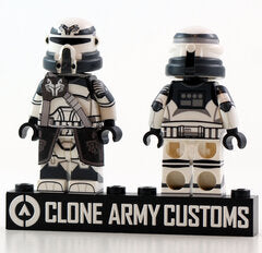 Airborne Wolfpack Trooper (Dark Gray)- CAC Custom minifigure Clone Army Customs   