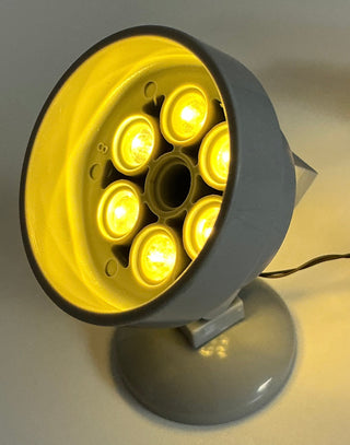 LED Light-Up Ground Spotlight, DIY System, ACC02-DC Custom Parts United Brick Co® Amber/Yellow