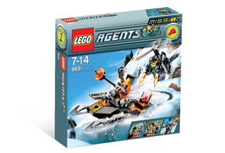 Mission 1: Jetpack Pursuit, 8631 - LEGO® Agents Set Building Kit LEGO®