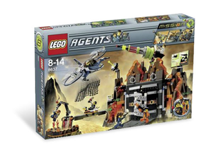 Mission 8: Volcano Base, 8637 - LEGO® Agents Set Building Kit LEGO®