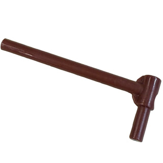 Bar 5L with Handle (Friction Ram), Part# 87618 Part LEGO® Reddish Brown