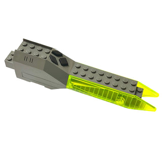 Electric, Light & Sound 4 x 20 x 5 Insectoid Stinger, Part# x239 Part LEGO® Dark Gray Very Good