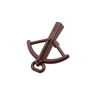 Minifigure, Weapon Crossbow, Part# 2570 Part LEGO® Brown