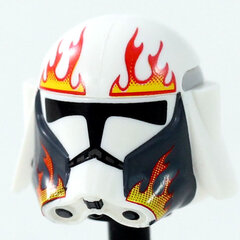 RHeavy Burning Legion Helmet- CAC Custom Headgear Clone Army Customs   