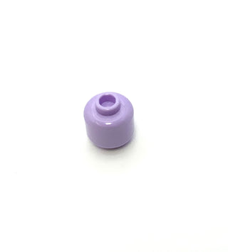 Minifigure, Head (Plain) - Hollow Stud, Part# 3626c Part LEGO® Lavender  