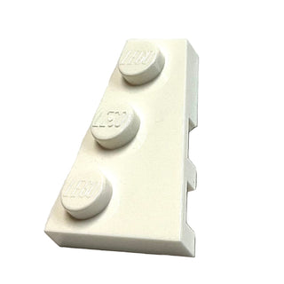 Wedge, Plate 3 x 2 Right, Part# 43722 Part LEGO® White
