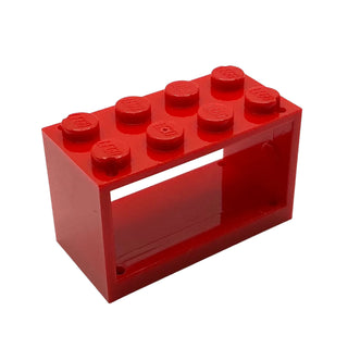 String Reel 2 x 4 x 2 Holder, Part# 4209 Part LEGO® Red