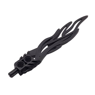 Bionicle Weapon Toa Flame Sword 2 x 12 with 2 Pin Holes, Part# 32558 Part LEGO® Black
