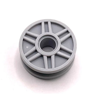 Wheel 18mm D. x 8mm with Fake Bolts and Shallow Spokes, Part# 56902 Part LEGO® Light Bluish Gray