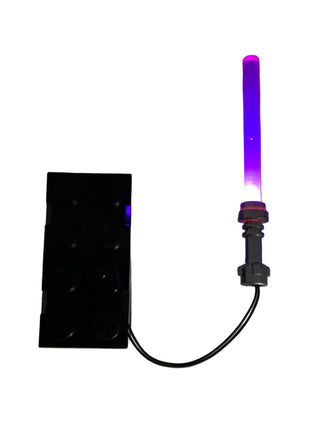 LED Light-Up Lightsaber, Battery Operated, LSB Custom Parts United Brick Co® Purple