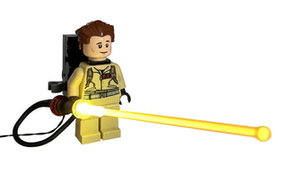 LED Light-Up Ghostbusters Minifigure Proton Blaster, USB & DIY System, LW-21108A Custom Parts United Brick Co®