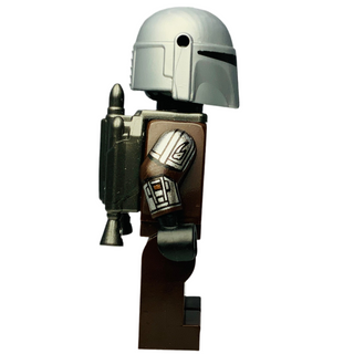 Din Djarin - Silver Beskar Armor, sw1166 (with Jetpack) Minifigure LEGO®