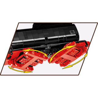 DR BR 52 Steam Locomotive & Railway Semaphore Train Engine: COBI Set #6287 Building Kit Cobi Toys