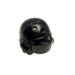 Minifigure, Headgear Helmet SW Imperial Ground Crew Pattern, Part# 27130 Part LEGO® Black Very Good
