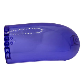 Windscreen 16x8x6 Curved with 3 Pin Holes, Part# 16477 Part LEGO® Trans-Purple Very Good
