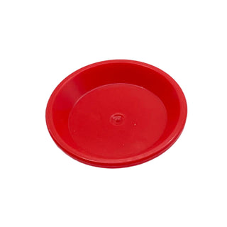 Friends Accessories Dish, Round, Part# 93082f Part LEGO® Red