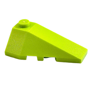 Wedge 4 x 2 Triple Right, Part# 43711 Part LEGO® Lime