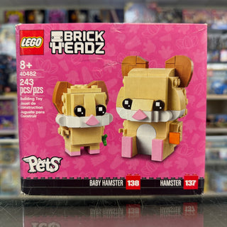 BrickHeadz: Hamster & Baby Hamster, 40482 Building Kit LEGO®