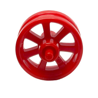 Wheel 15mm D. x 6mm City Motorcycle, Part# 50862 Part LEGO® Red