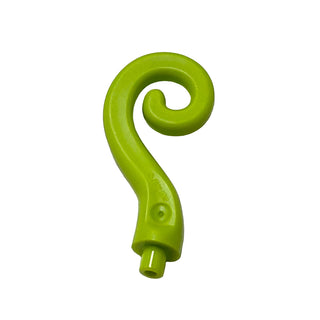 Plant Grass Stem / Horn, Spiral Curve, Part# 1997 Part LEGO® Lime