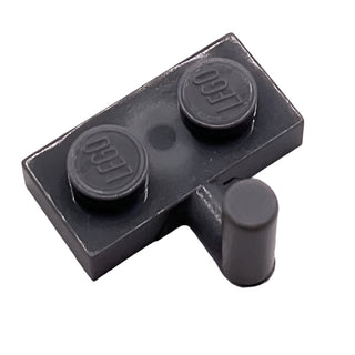 Plate, Modified 1x2 with Bar Arm Up (Horizontal Arm 6mm), Part# 4623a Part LEGO® Dark Bluish Gray