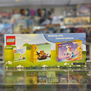 Mixed Bundle Pack, Play Pack (Sets 30668, 31140, and 40639) - Colorful Animals Play Pack Building Kit LEGO®