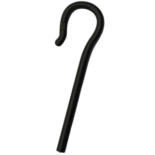 Minifigure Utensil Shepherd Staff with Curved End Part#49492 Part LEGO® Black