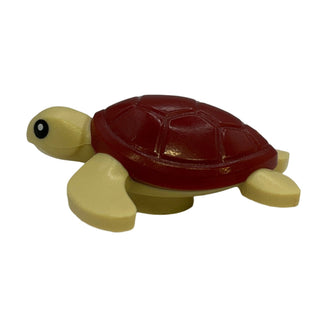 Sea Turtle Baby with Dark Red Shell, 67040pb02 LEGO® Animals LEGO®