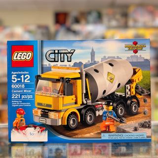 Cement Mixer, 60018 - LEGO® City Set Building Kit LEGO®