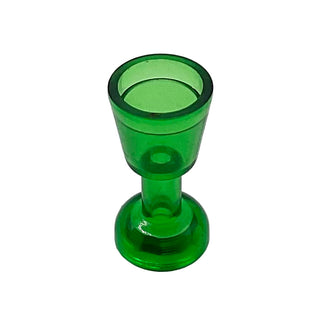Minifigure, Utensil Goblet, Part# 2343 Part LEGO® Trans-Green