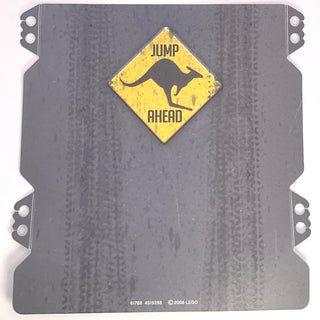 Plastic Ramp Cover with Tire Tracks and 'JUMP AHEAD' kangaroo Sign Pattern, Part# 61768