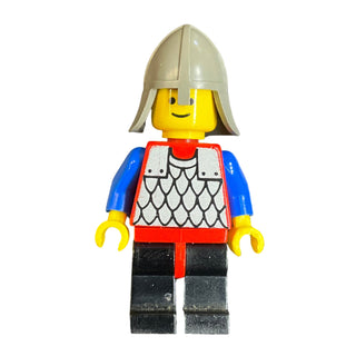 Scale Mail - Red with Blue Arms, Black Legs with Red Hips, Dark Gray Neck-Protector, cas150