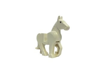 Horse, Movable Legs with Black Eyes and White Pupils Pattern, 10352c01pb09 Minifigure LEGO®