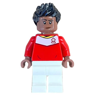 Soccer Spectator, Red Soccer Jersey, soc165 - LEGO® Sports Minifigure