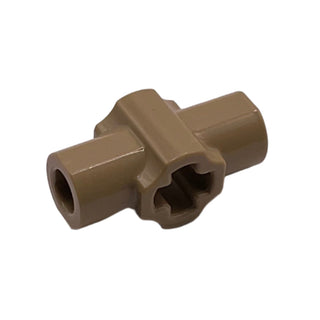 Technic, Axle Connector Hub with 2 Bar Holders Perpendicular, Part# 24122 Part LEGO® Dark Tan