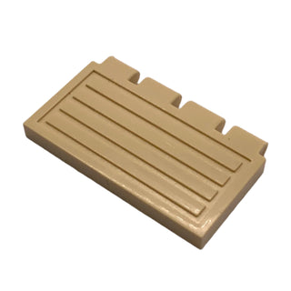 Hinge Train Gate 2 x 4, Part# 2873 Part LEGO® Tan