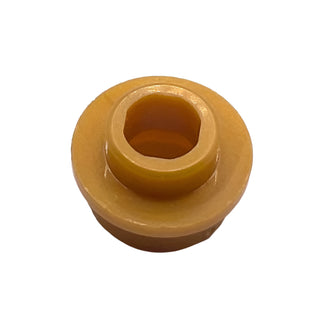 Plate, Round 1x1 with Open Stud, Part# 85861 Part LEGO® Pearl Gold