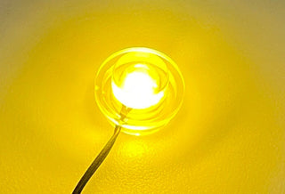 1x1 Stud LED Light-up Round Plate, DIY System, LS1x1RP-DC Custom Parts United Brick Co® Yellow