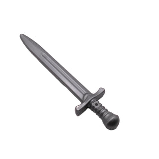 Minifigure, Weapon Sword, Greatsword with Detailed Hilt and Capped Pommel, Part# 2674d Part LEGO® Flat Silver