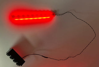 1x10 LED Light Up Plate, DIY System, LB1x10-DC Custom Parts United Brick Co®