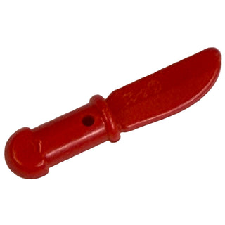 Friends Accessories Cutlery Knife Part #93082h Part LEGO® Red