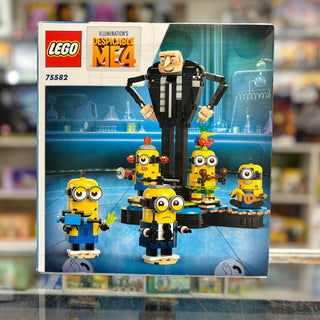 Brick-Built Gru and Minions, 75582 Building Kit LEGO®