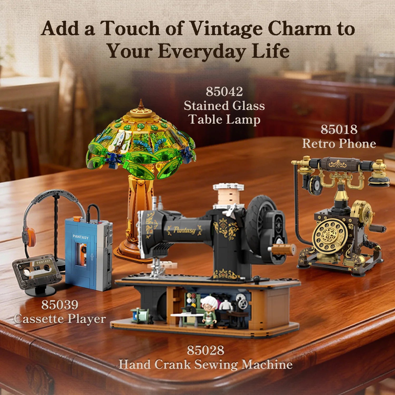 Hand Crank Sewing Machine, 85028 – United Brick Co® Hand Crank Sewing Machine, 85028 – United Brick Co®