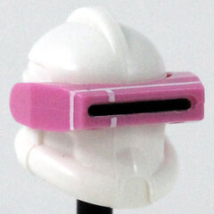 White Print Pink Macrobinoculars- CAC Custom Headgear Accessory Clone Army Customs   