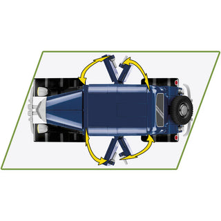 Citroen Traction 7A, WWII: COBI Set #2263 Building Kit Cobi Toys