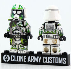 R-Heavy Burning Legion Trooper Green- CAC Custom minifigure Clone Army Customs   