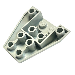 Wedge 4 x 4 Triple Inverted with Connections between 2 Studs, Part# 4855 Part LEGO® Light Gray